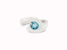 Load image into Gallery viewer, Amethyst and Blue Topaz ring in sterling silver by Joryel Vera, style R6997 - view 2