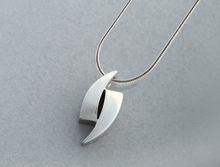Load image into Gallery viewer, Sapphire and Diamond earrings in sterling silver by Joryel Vera, style P2312 - view 3