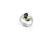 Load image into Gallery viewer, Amethyst and Blue Topaz ring in sterling silver by Joryel Vera, style R6987