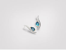 Load image into Gallery viewer, Amethyst and Blue Topaz earrings in sterling silver by Joryel Vera, style E9287