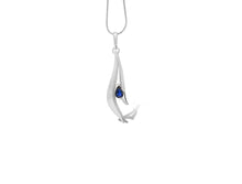 Load image into Gallery viewer, Amethyst and Blue Topaz pendant in sterling silver by Joryel Vera, style P7326 - view 5
