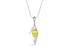 Load image into Gallery viewer, Amethyst and Clear Quartz pendant in sterling silver by Joryel Vera, style P6903 - view 3