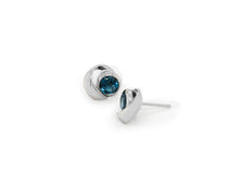 Load image into Gallery viewer, Amethyst and Blue Topaz earrings in sterling silver by Joryel Vera, style E9291 - view 6