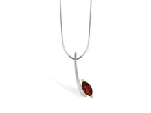 Load image into Gallery viewer, Amethyst and Garnet pendant in sterling silver by Joryel Vera, style P7592 - view 3