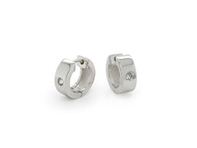 Load image into Gallery viewer, Amethyst and Blue Topaz earrings in sterling silver by Joryel Vera, style E2384 - view 3