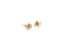 Load image into Gallery viewer, Amethyst and Blue Topaz earrings in sterling silver by Joryel Vera, style E3059 - view 6