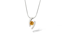 Load image into Gallery viewer, Amethyst and Blue Topaz pendant in sterling silver by Joryel Vera, style P2691 - view 5