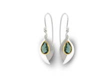 Load image into Gallery viewer, Citrine and Green Amethyst earrings in sterling silver by Joryel Vera, style E9285 - view 2