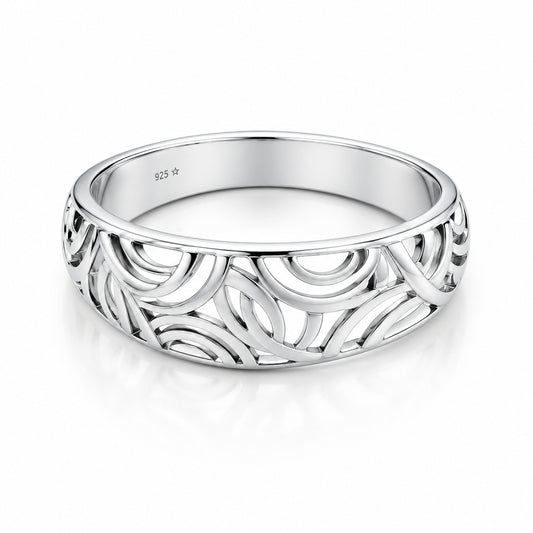 Sterling silver bracelet by Joryel Vera, style BA1005