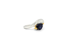 Load image into Gallery viewer, Amethyst and Blue Topaz ring in sterling silver by Joryel Vera, style R6976 - view 8