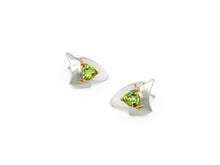 Load image into Gallery viewer, Amethyst and Blue Topaz earrings in sterling silver by Joryel Vera, style E7823 - view 5