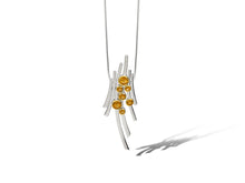 Load image into Gallery viewer, Amethyst and Blue Topaz pendant in sterling silver by Joryel Vera, style P7354 - view 5