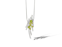 Load image into Gallery viewer, Amethyst and Blue Topaz pendant in sterling silver by Joryel Vera, style P7354 - view 4