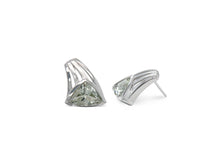 Load image into Gallery viewer, Amethyst and Blue Topaz earrings in sterling silver by Joryel Vera, style E9868 - view 6