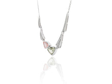 Load image into Gallery viewer, Amethyst and Blue Topaz necklace in sterling silver by Joryel Vera, style N3327 - view 4