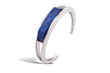 Load image into Gallery viewer, Lapis Lazuli bracelet in sterling silver by Joryel Vera, style B1969 - view 2