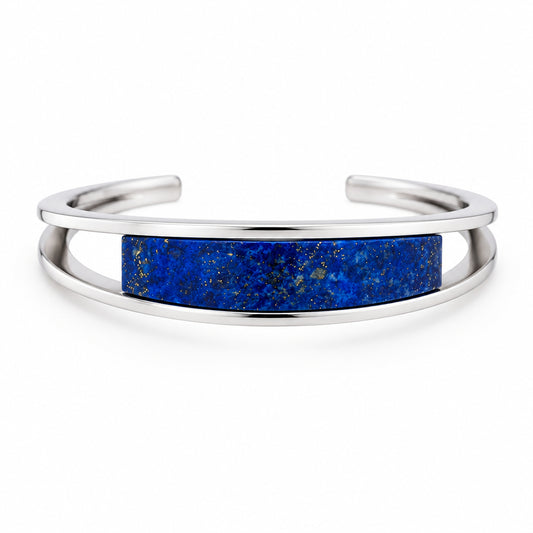 Lapis Lazuli bracelet in sterling silver by Joryel Vera, style B1969 - view 3