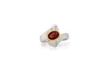 Load image into Gallery viewer, Amethyst and Blue Topaz ring in sterling silver by Joryel Vera, style R6998 - view 8