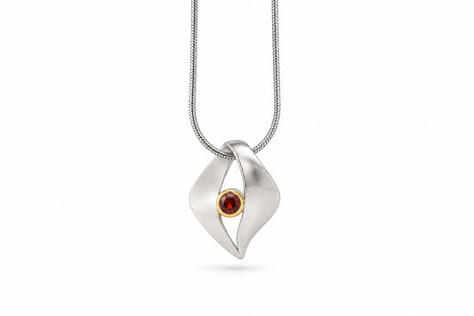 Amethyst and Blue Topaz pendant in sterling silver by Joryel Vera, style P7318 - view 5
