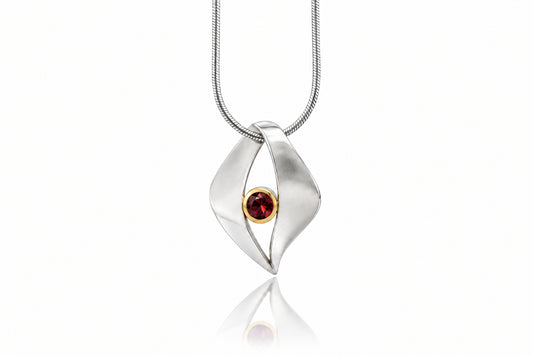 Amethyst and Blue Topaz pendant in sterling silver by Joryel Vera, style P7318 - view 6