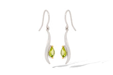 Load image into Gallery viewer, Amethyst and Blue Topaz earrings in sterling silver by Joryel Vera, style E9286 - view 4