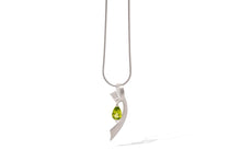 Load image into Gallery viewer, Amethyst and Blue Topaz pendant in sterling silver by Joryel Vera, style P7321 - view 5