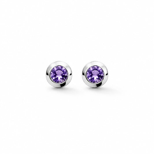 Peridot and London Blue Topaz earrings in sterling silver by Joryel Vera, style E4404 - view 3