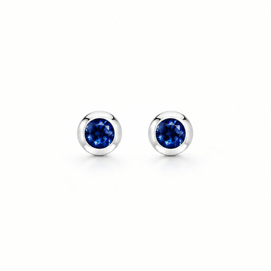 Peridot and London Blue Topaz earrings in sterling silver by Joryel Vera, style E4404 - view 2