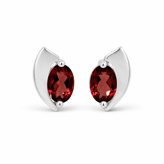Amethyst and Blue Topaz earrings in sterling silver by Joryel Vera, style E9298