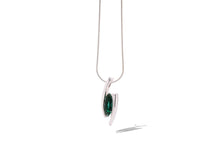 Load image into Gallery viewer, Amethyst and Sky Blue Topaz pendant in sterling silver by Joryel Vera, style P4486 - view 2
