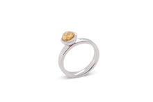 Load image into Gallery viewer, Citrine and Green Quartz ring in sterling silver by Joryel Vera, style R4053 - view 2