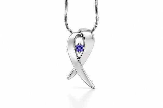 Blue Topaz and Tanzanite earrings in sterling silver by Joryel Vera, style P4778