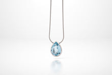 Load image into Gallery viewer, Sky Blue Topaz and Green Quartz pendant in sterling silver by Joryel Vera, style P6995 - view 4