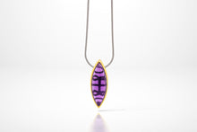 Load image into Gallery viewer, Amethyst and Green Amethyst pendant in sterling silver by Joryel Vera, style P6264 - view 4