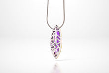 Load image into Gallery viewer, Amethyst and Green Amethyst pendant in sterling silver by Joryel Vera, style P6264 - view 6