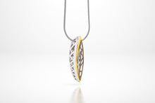 Load image into Gallery viewer, Amethyst and Green Amethyst pendant in sterling silver by Joryel Vera, style P6264 - view 3