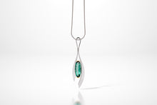 Load image into Gallery viewer, Rose Quartz and Sky Blue Topaz pendant in sterling silver by Joryel Vera, style P7601 - view 2