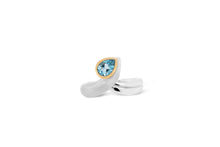 Load image into Gallery viewer, Amethyst and Blue Topaz ring in sterling silver by Joryel Vera, style R7265 - view 2