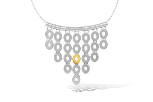 Sterling silver necklace by Joryel Vera, style P4864