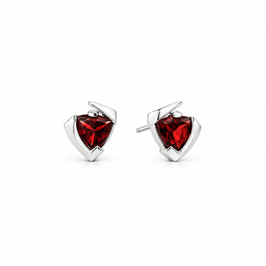 Blue Topaz and London Blue Topaz earrings in sterling silver by Joryel Vera, style E9288