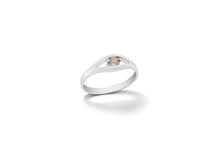 Load image into Gallery viewer, Blue Topaz and Emerald ring in sterling silver by Joryel Vera, style R3730 - view 11