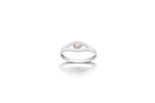 Load image into Gallery viewer, Blue Topaz and Emerald ring in sterling silver by Joryel Vera, style R3730 - view 7