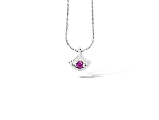 Blue Topaz and Emerald pendant in sterling silver by Joryel Vera, style P3229