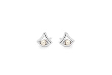 Load image into Gallery viewer, Blue Topaz and Emerald earrings in sterling silver by Joryel Vera, style E3940 - view 7