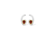 Load image into Gallery viewer, Amethyst and Blue Topaz earrings in sterling silver by Joryel Vera, style E9961 - view 2