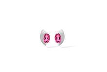 Load image into Gallery viewer, Amethyst and Blue Topaz earrings in sterling silver by Joryel Vera, style E9298 - view 10