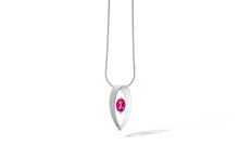 Load image into Gallery viewer, Amethyst and Blue Topaz pendant in sterling silver by Joryel Vera, style P7320 - view 10