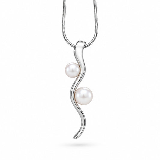 South Sea Pearl pendant in sterling silver by Joryel Vera, style P4482