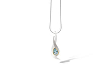 Load image into Gallery viewer, Amethyst and Citrine pendant in sterling silver by Joryel Vera, style P6546 - view 7