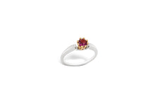 Load image into Gallery viewer, Opal and Garnet ring in sterling silver by Joryel Vera, style R7405